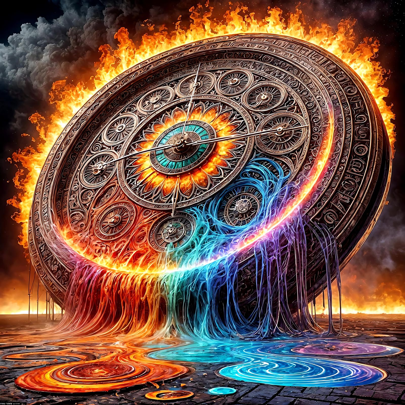 Molten Clock of Fire