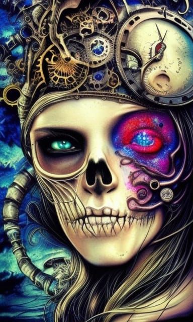 skull steampunk