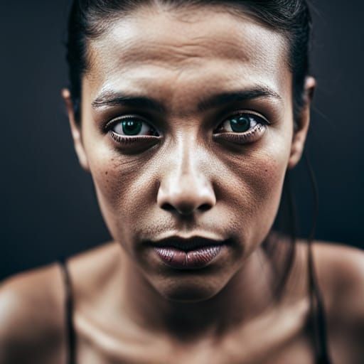 Girl with a camera Close up portrait, ambient light, Nikon 15mm f/1.8G ...