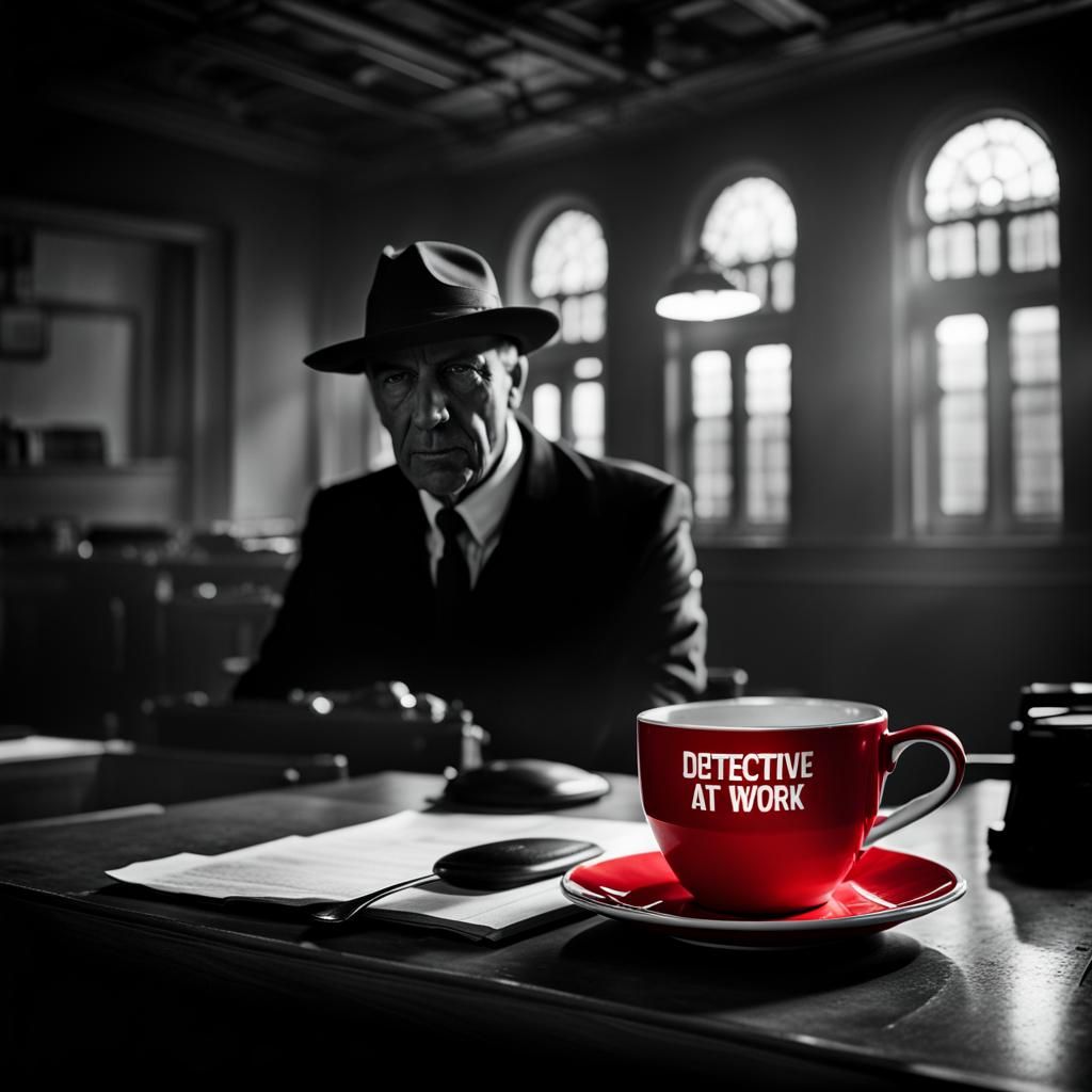 DETECTIVE AT WORK  by @Oldboy