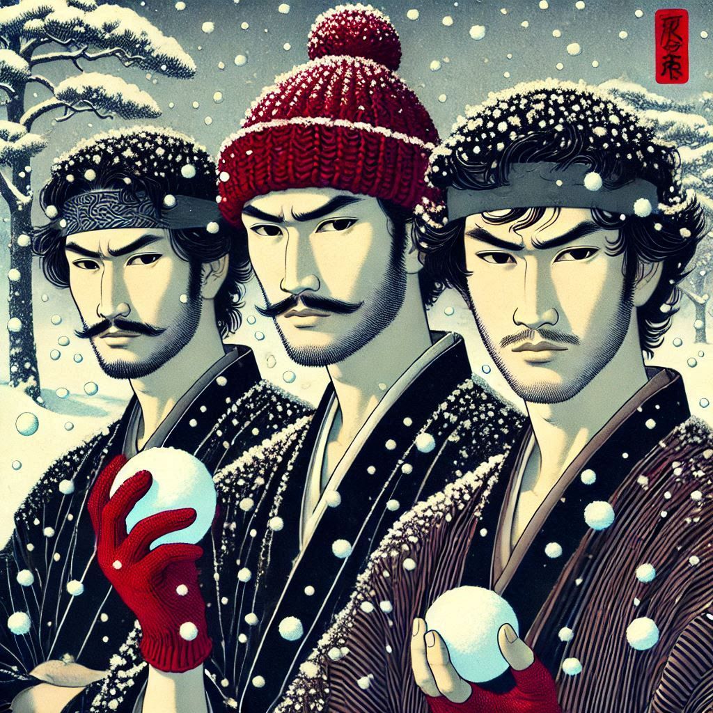 The Snowball Duelists  [ with Haiku ]