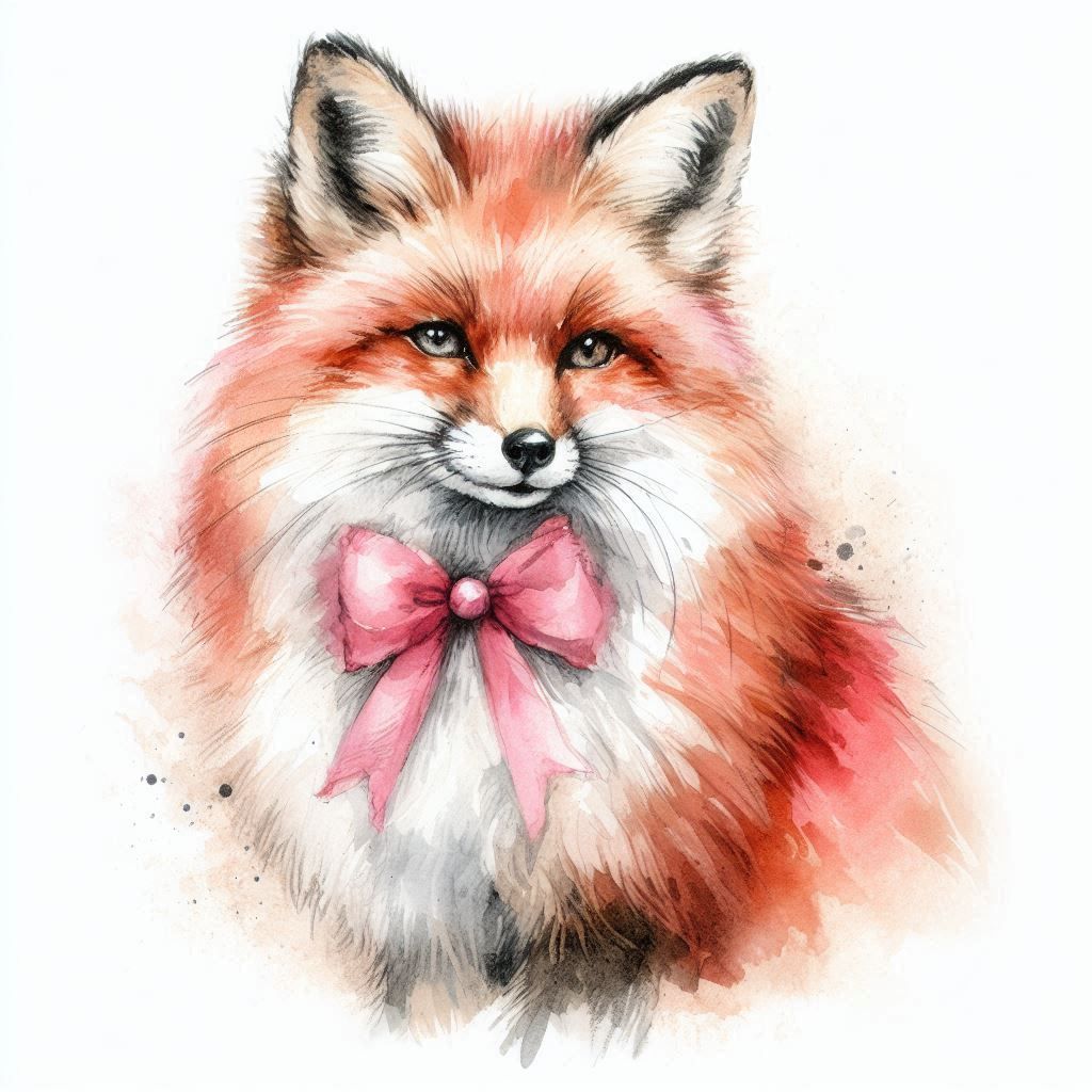 Rough watercolor sketch