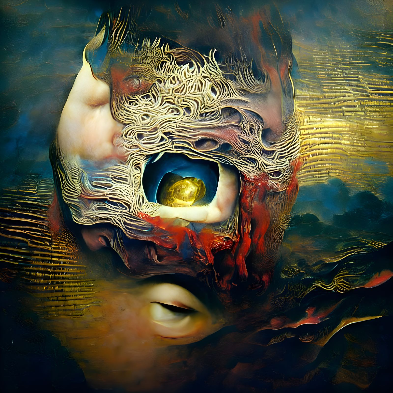 "there is a dead civilization in the pupil of her eye"