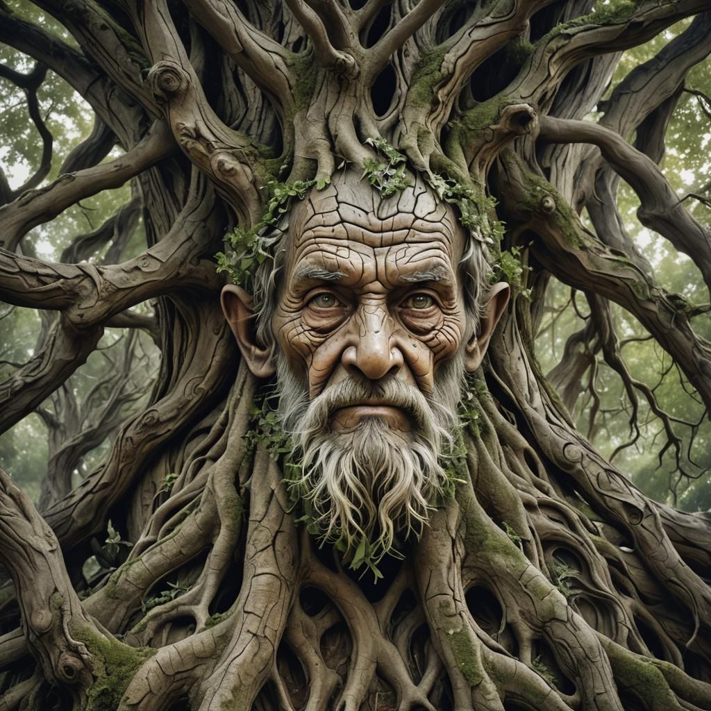 Old Man Tree 2 - AI Generated Artwork - NightCafe Creator