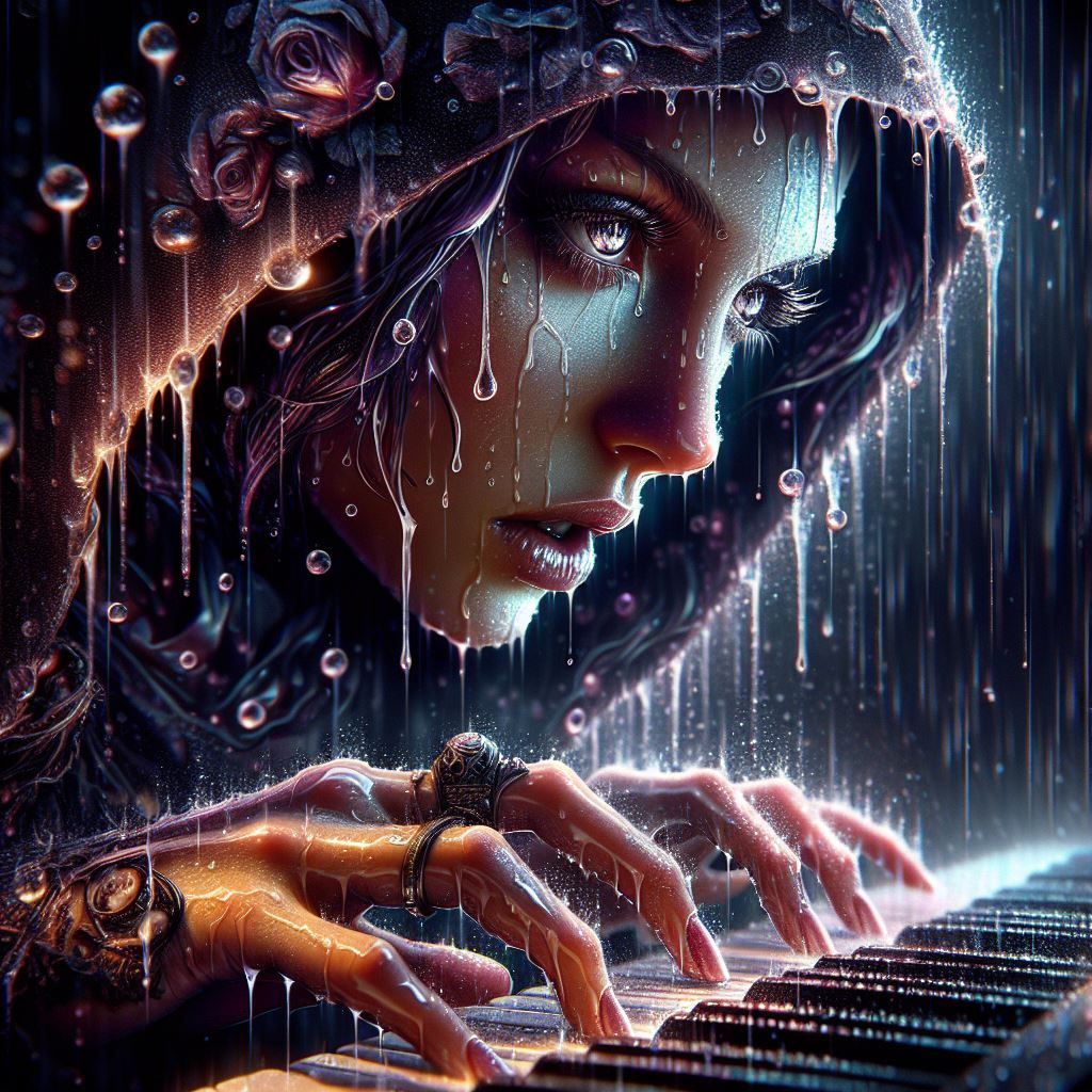 D3 - my version of the piano girl