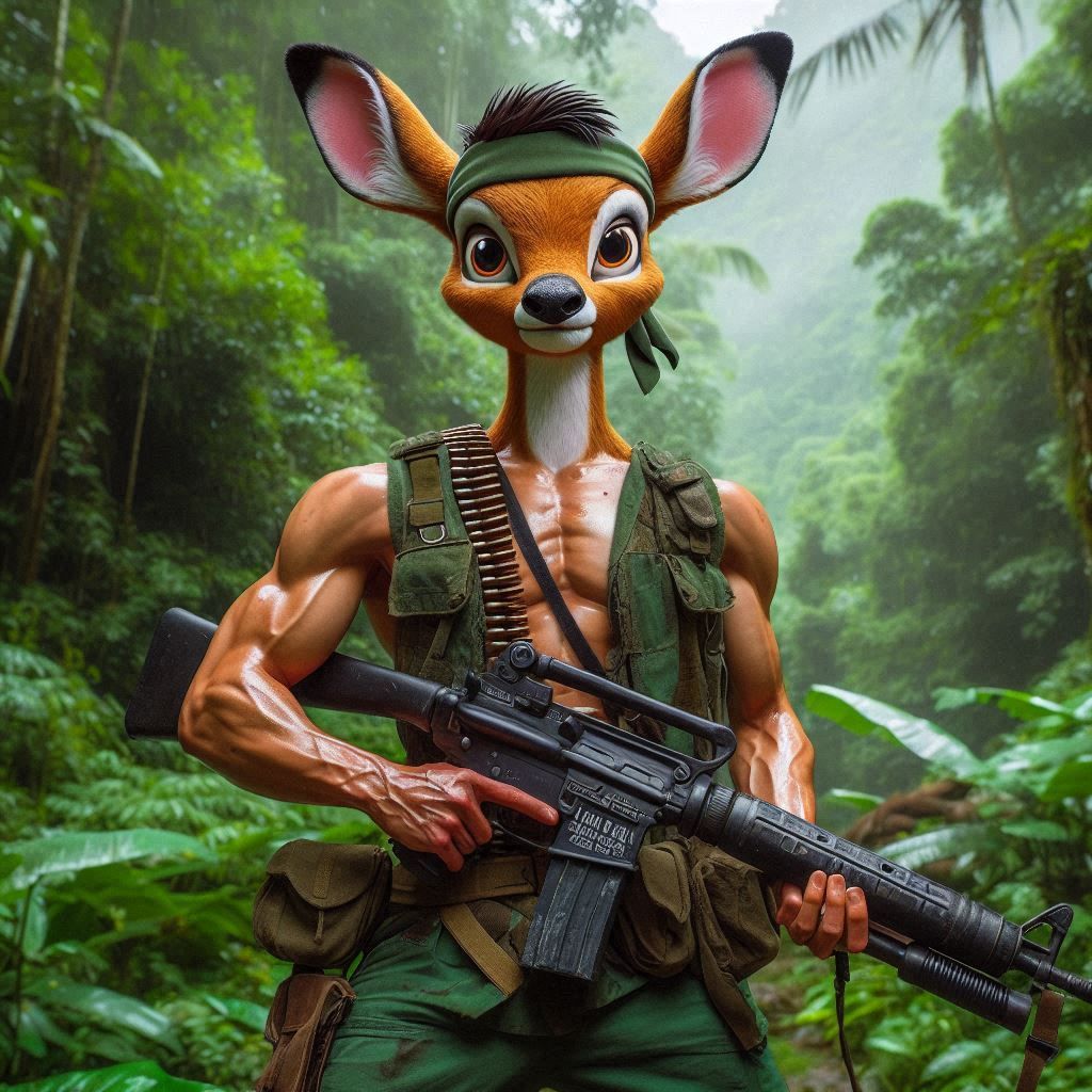 Bambo: he's gonna hunt those motherhunters!