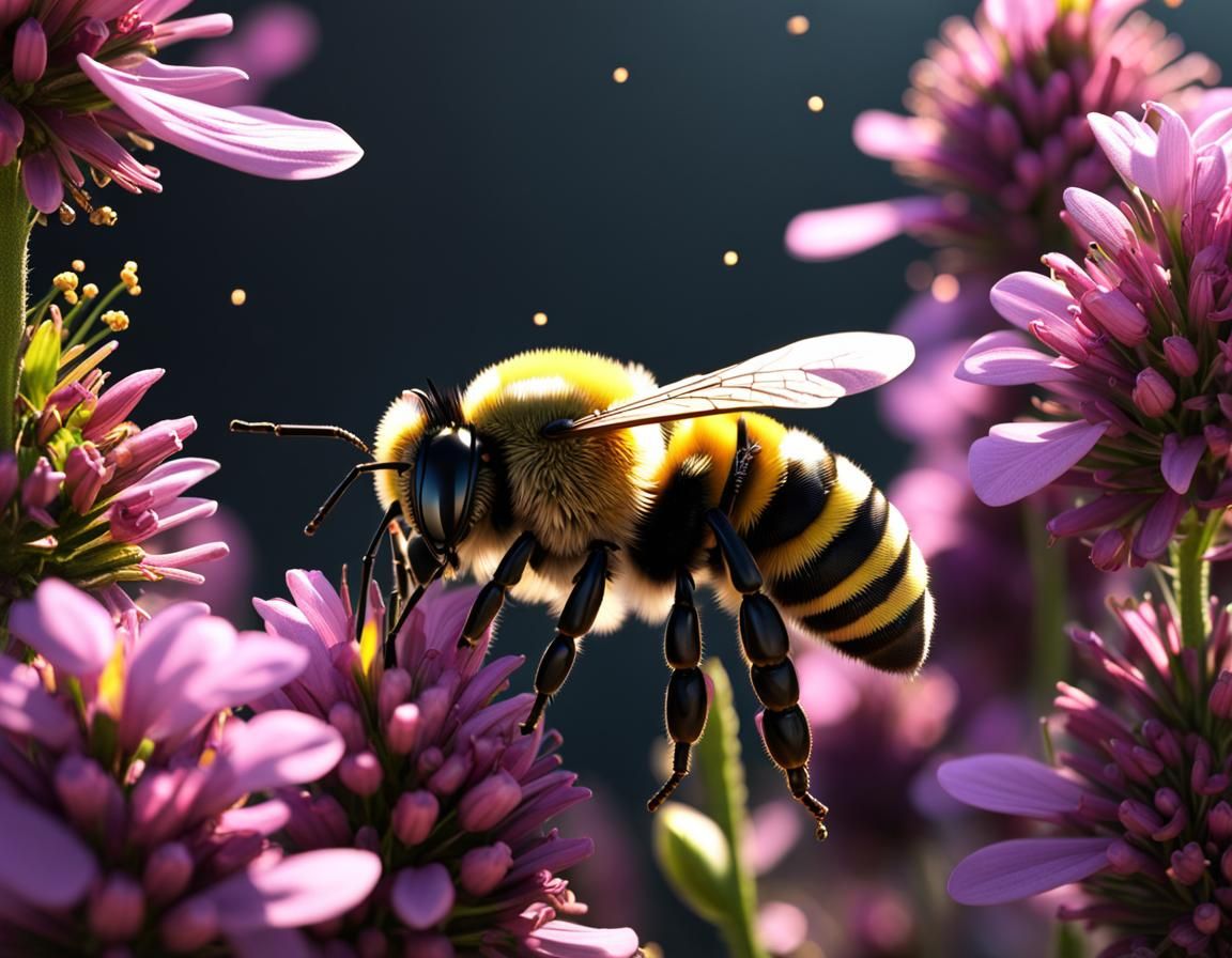 Pollin is everywhere   by @StriderAiArt