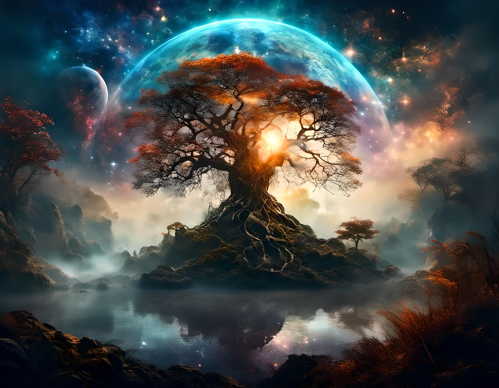 The Tree before the Big Bang  by @DeeB