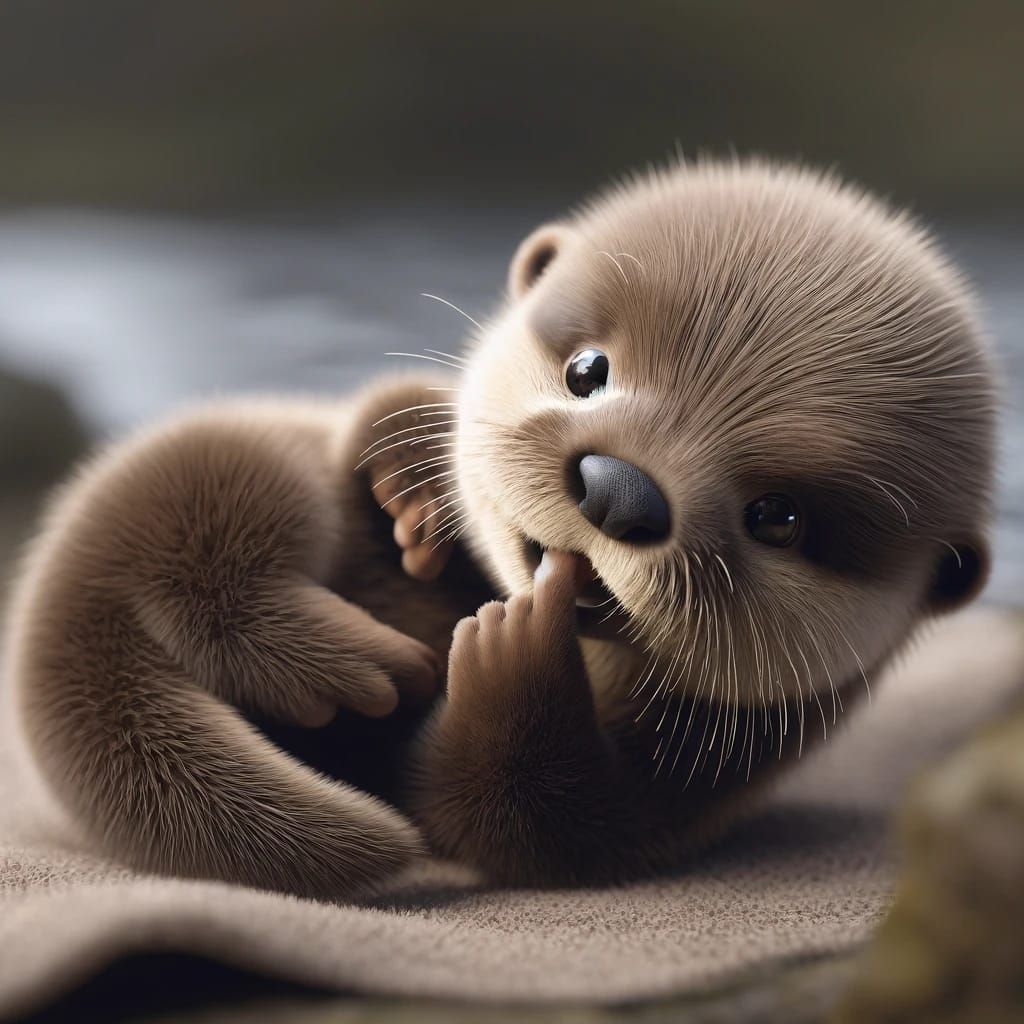 baby otter
