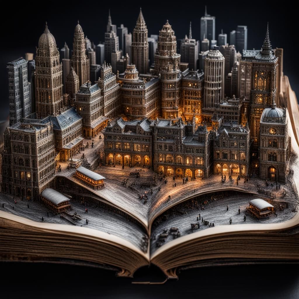 Diorama book AI Generated Artwork NightCafe Creator Diorama book AI Generated Artwork NightCafe Creator