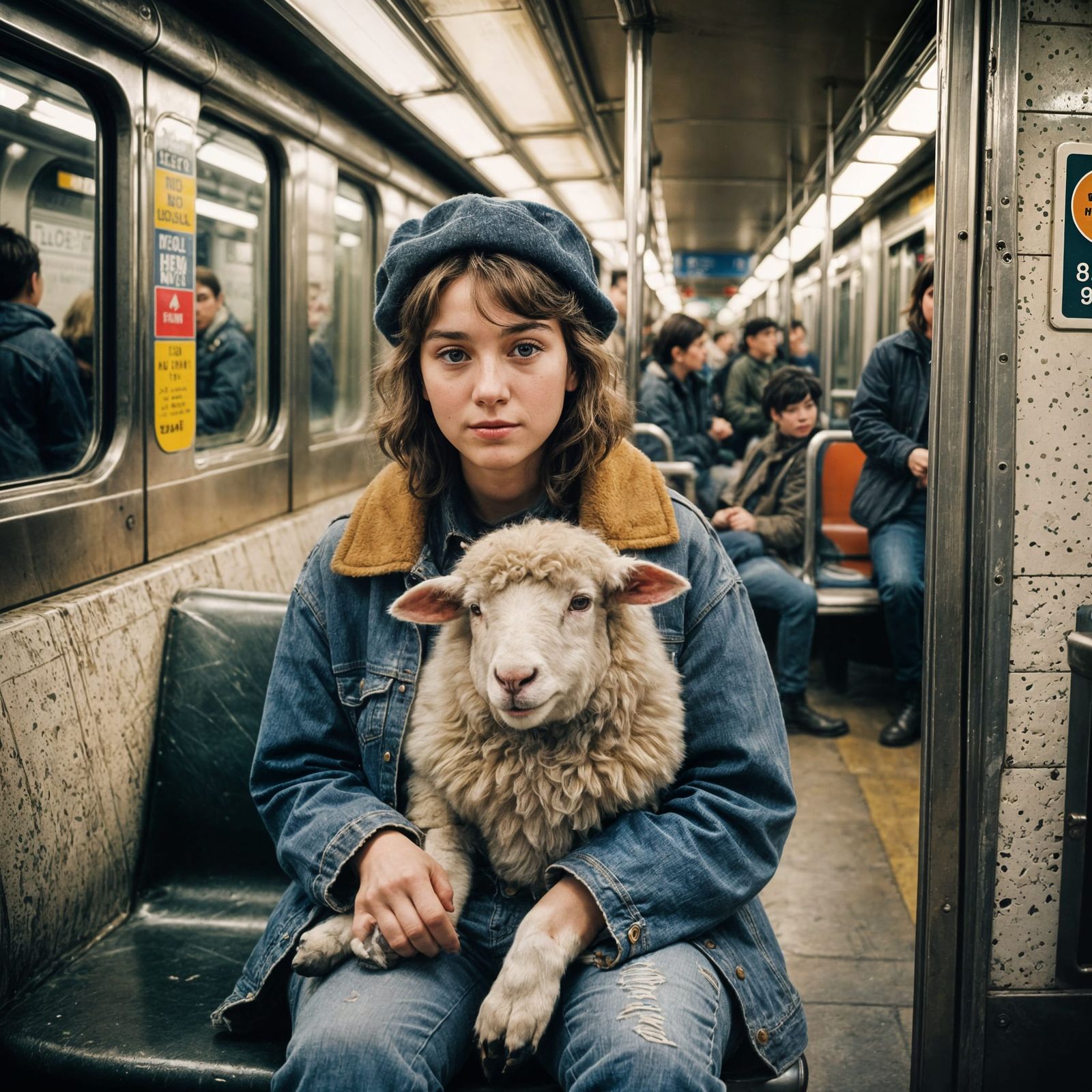 Fannie and her Sheep