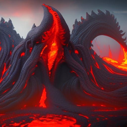 demon lava monster