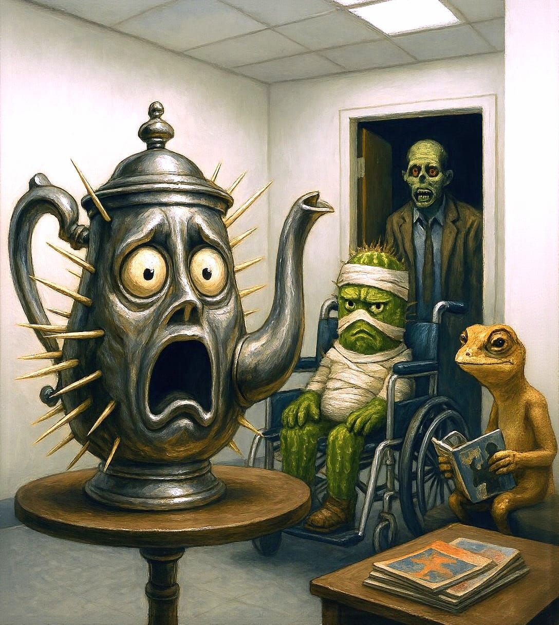 Terrified Teapots 9 After the Parachute  Problem