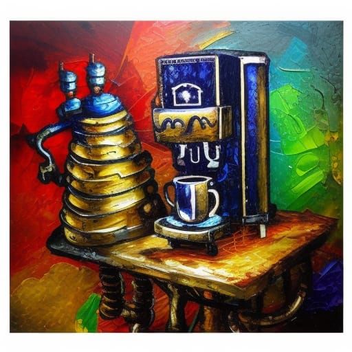 Epic Coffee Machine Steampunk