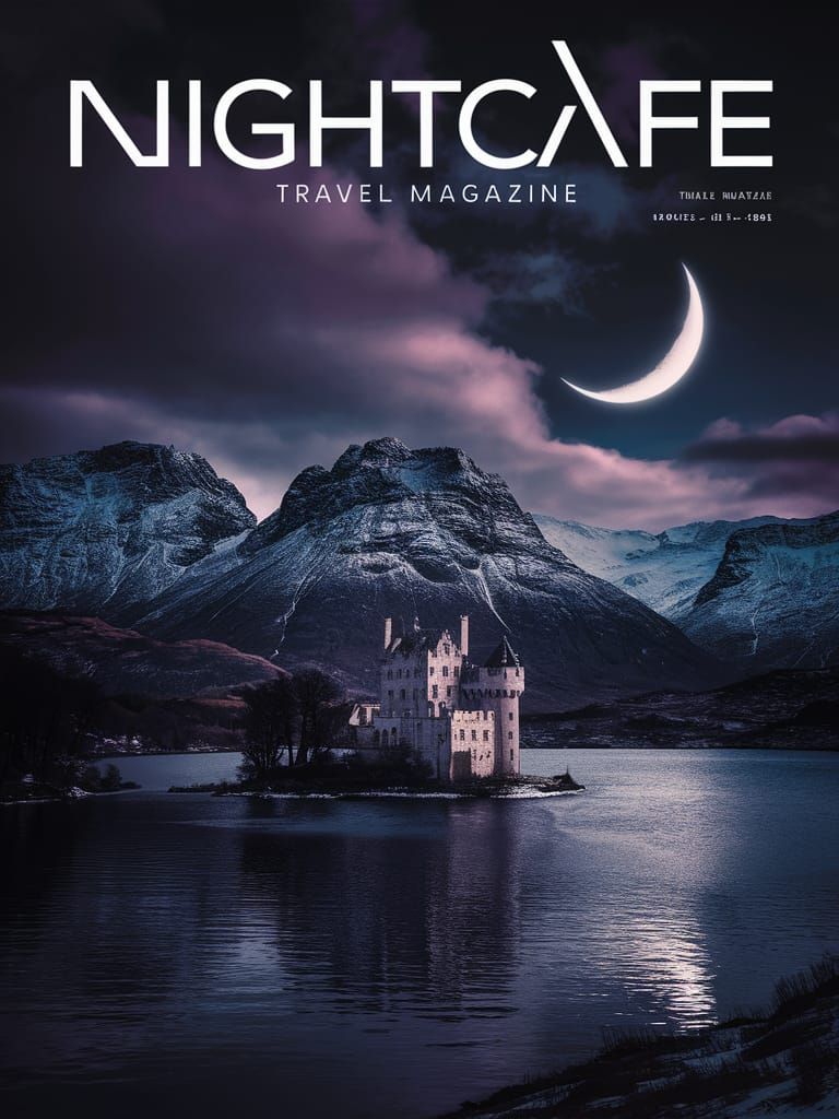 Nightcafe Travel Magazine  by @MelanieL