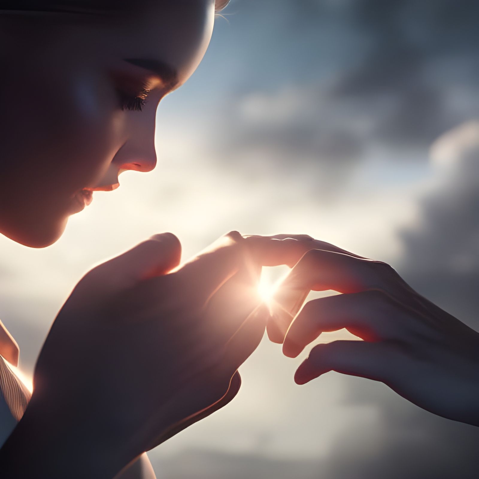 THE MIRICLE OF A LOVING TOUCH  by @BIG