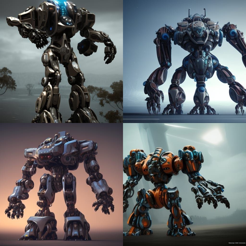 Biological mecha beast