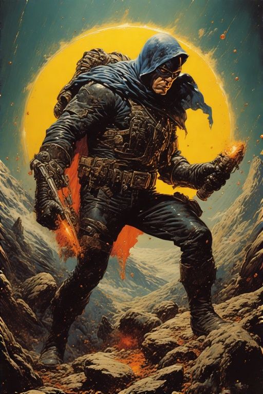 Post apocalyptic Batman