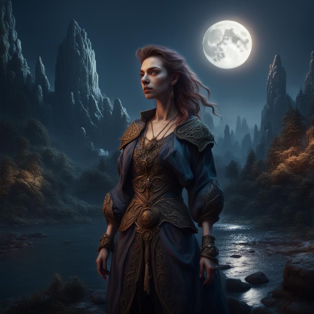Moonlit Portait