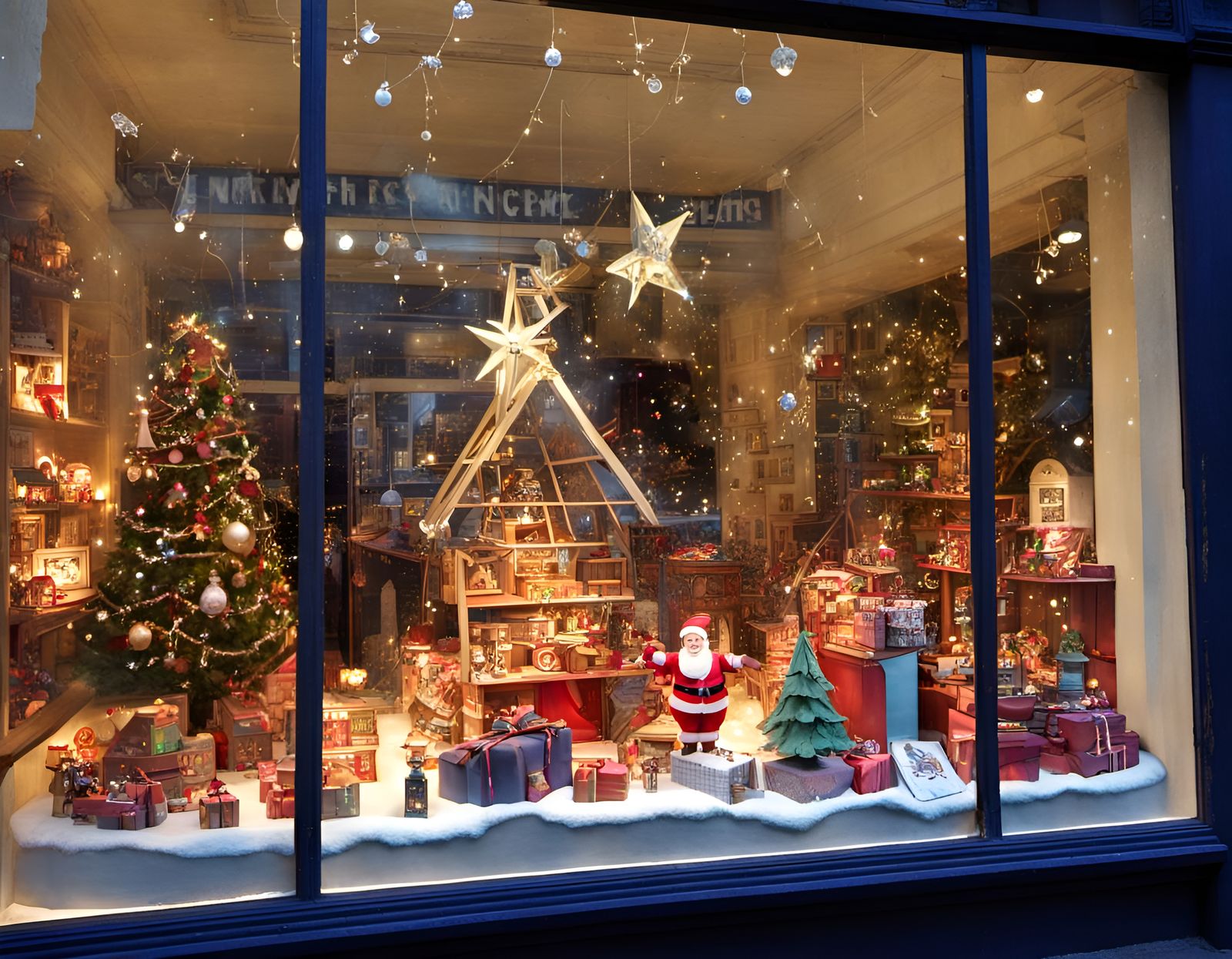 Toy Shop Window Displays for Christmas - AI Generated Artwork ...