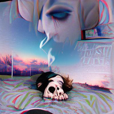 I looked to my left and saw the truth, death is bliss, my li...