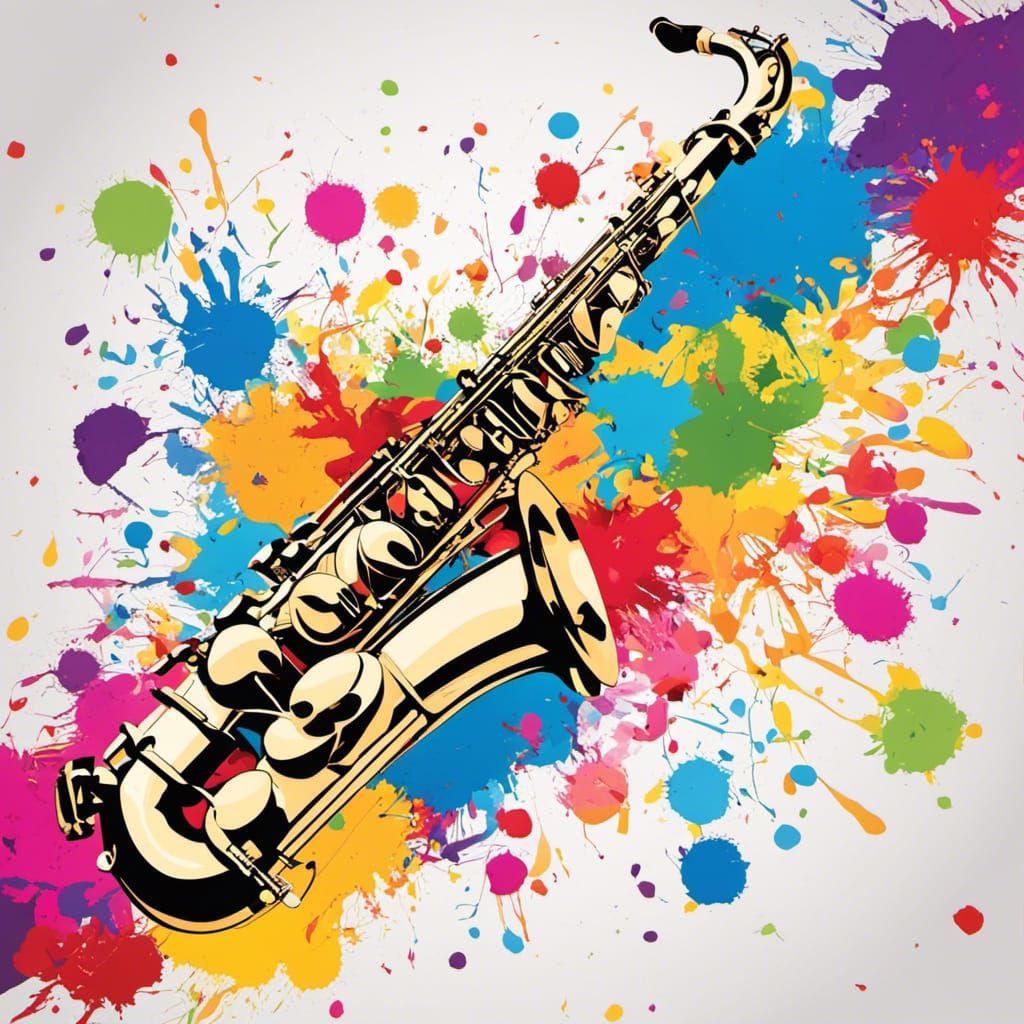 Saxophone AI Generated Artwork NightCafe Creator