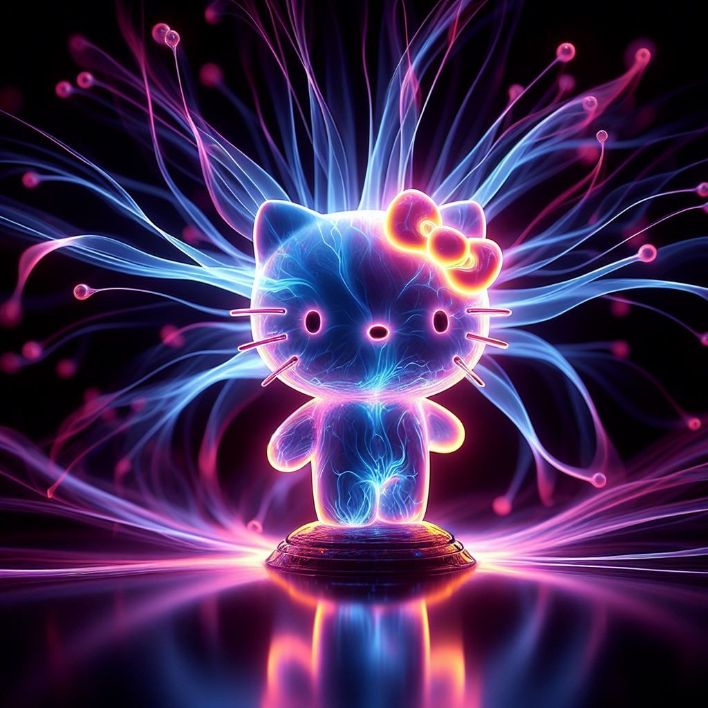 Glowing Hello Kitty