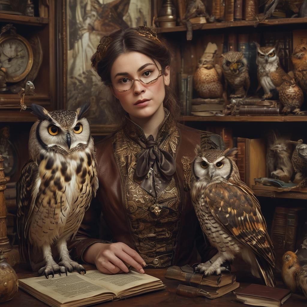 Unconventional Jobs: owl curator   by @Axaliaa