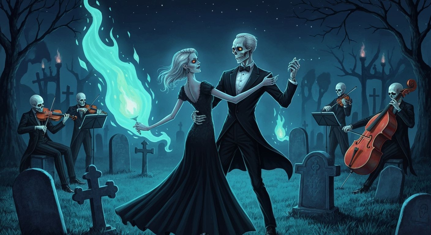 A night prom in the grave stylish undead dancing Waltz (02)