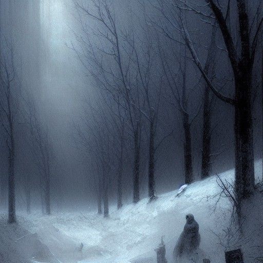 Ghost in the snow