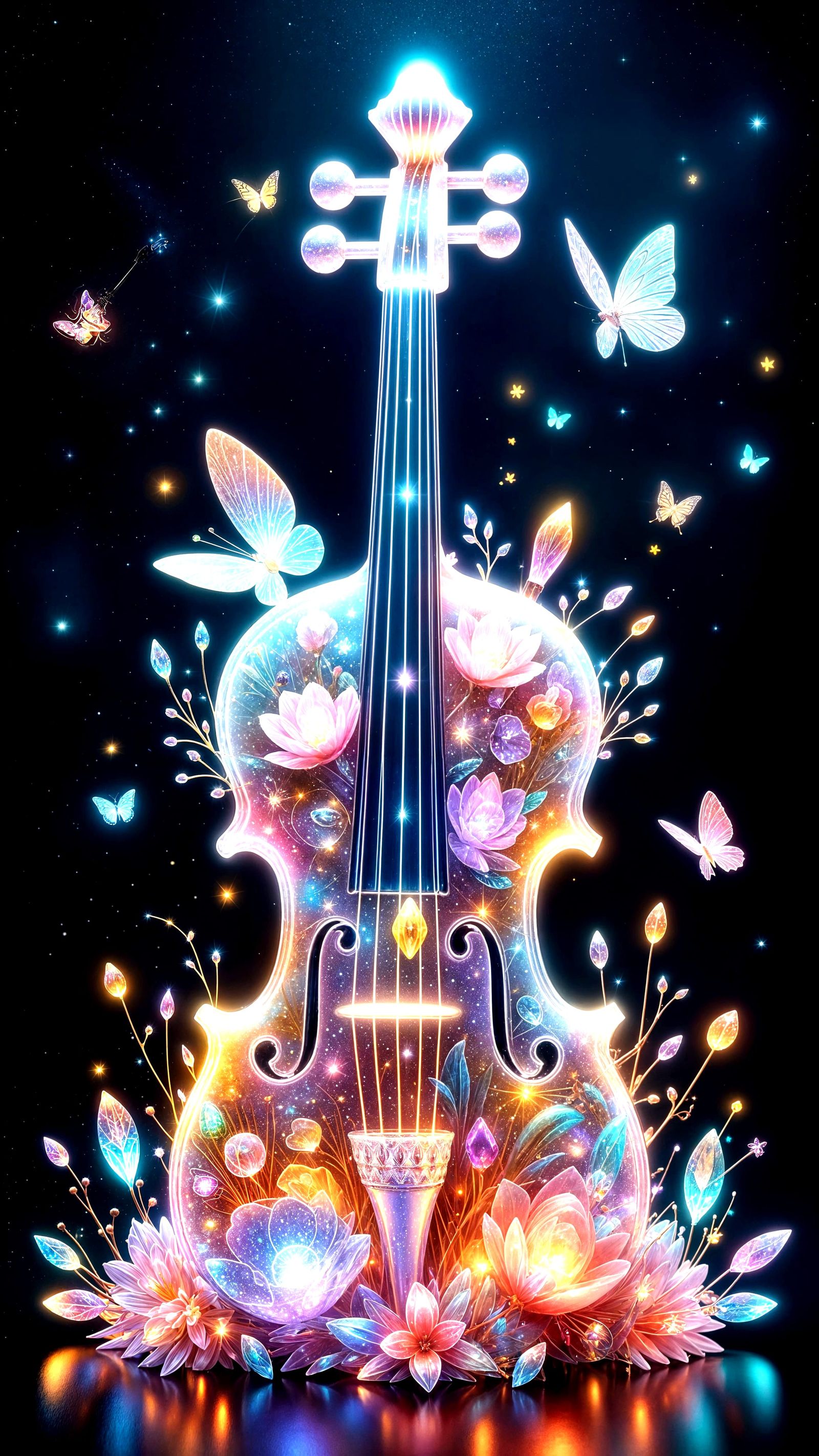 A glass guitar   by @arch lolo