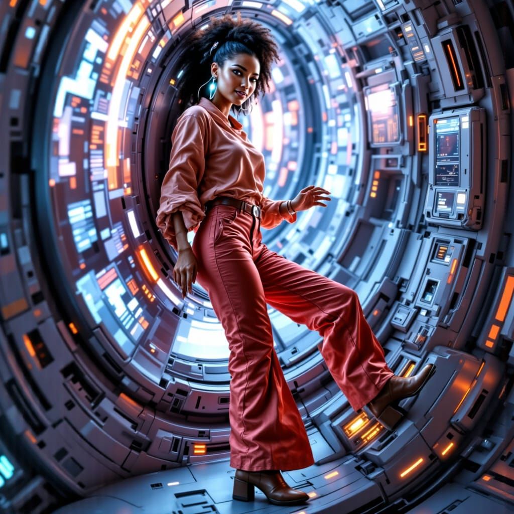 Space Station Woman