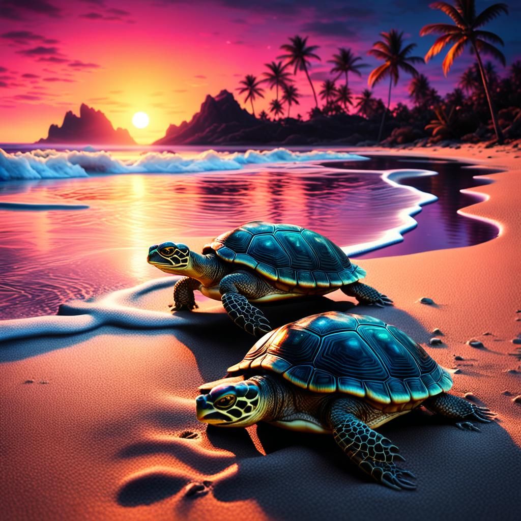 turtles - AI Generated Artwork - NightCafe Creator