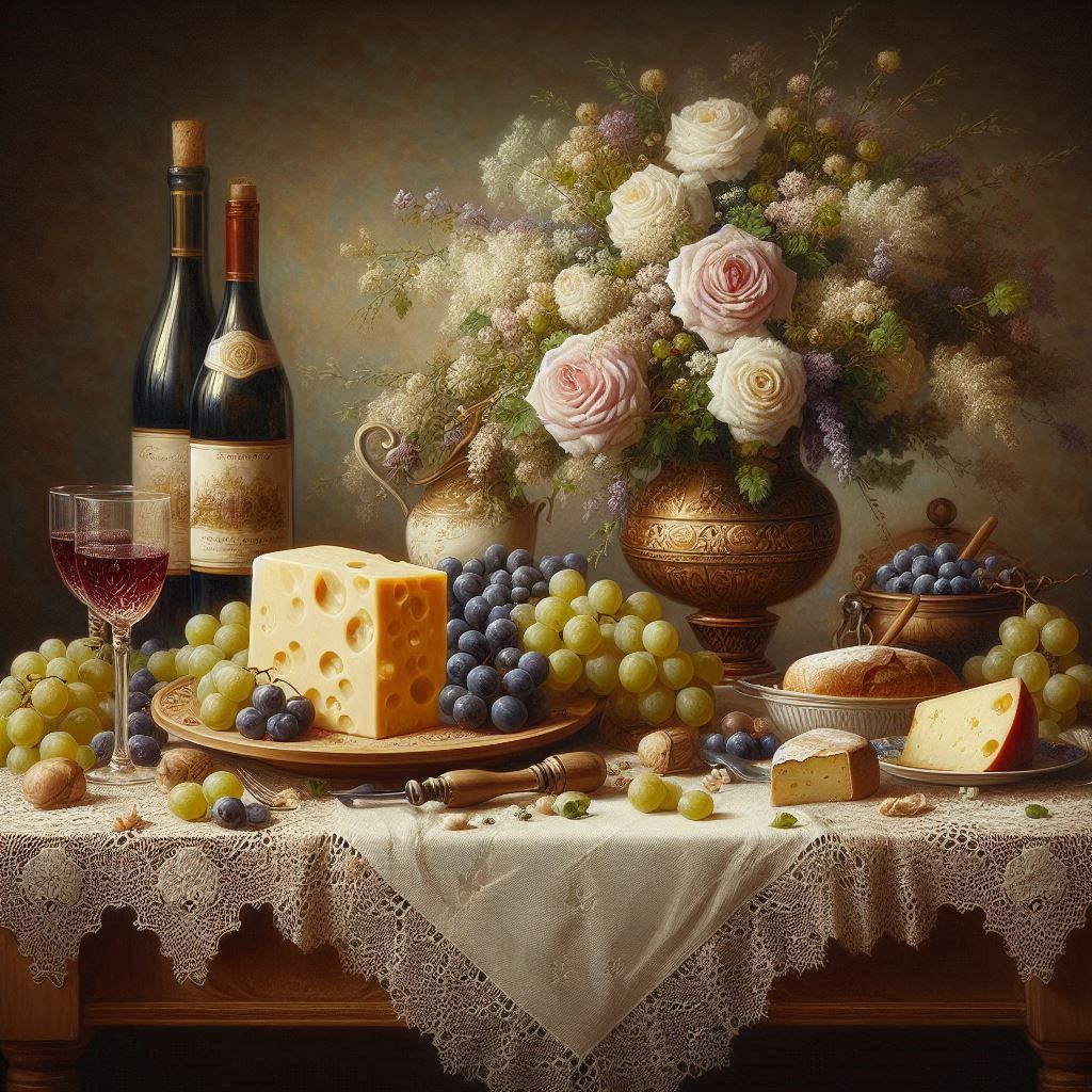 Wine and cheese
