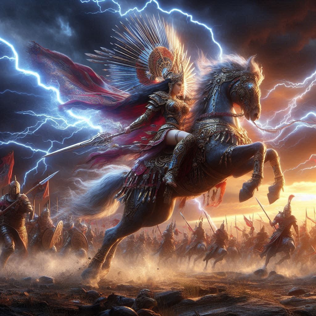 Into the battle