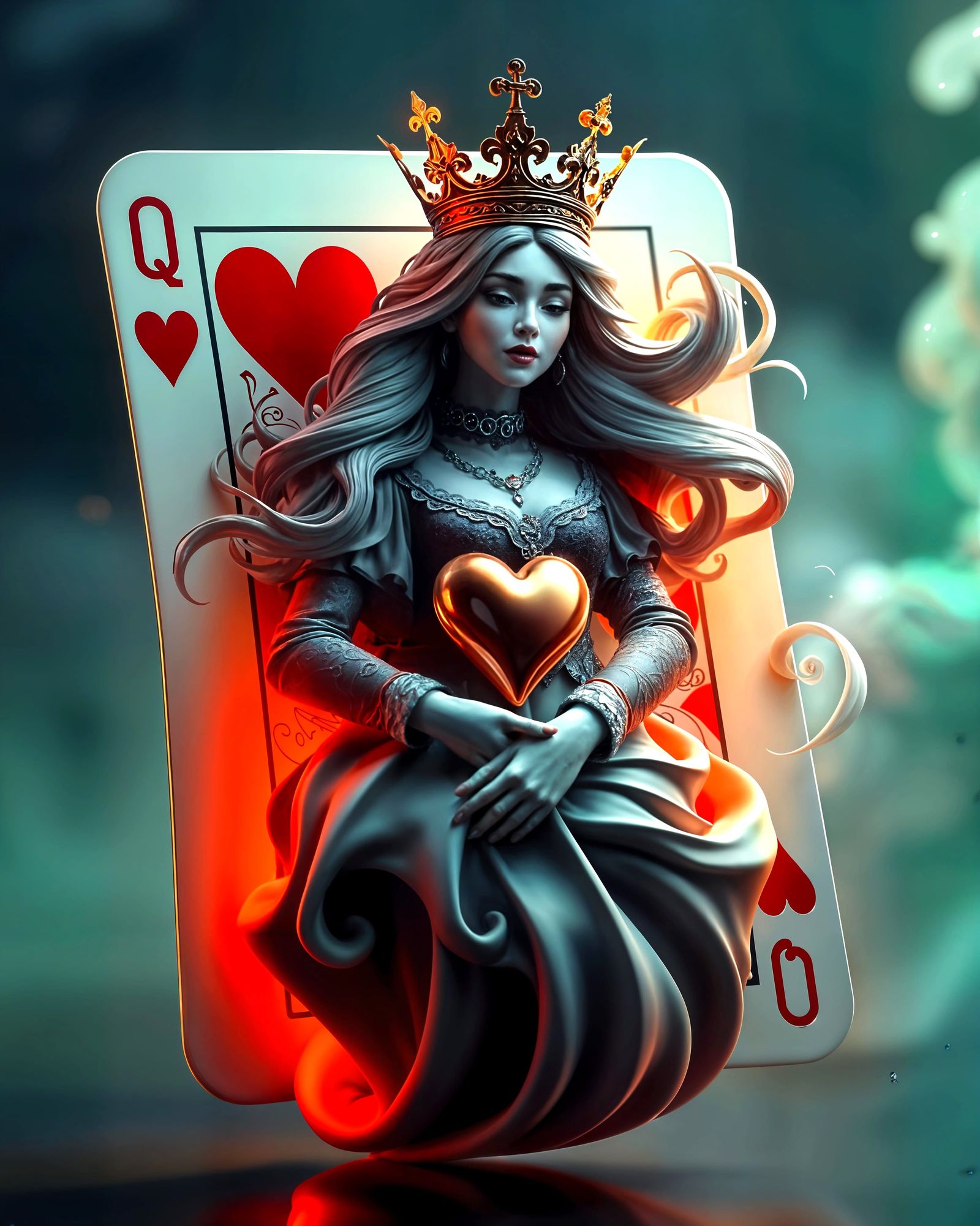 Queen of Hearts   by @Floe Joe 