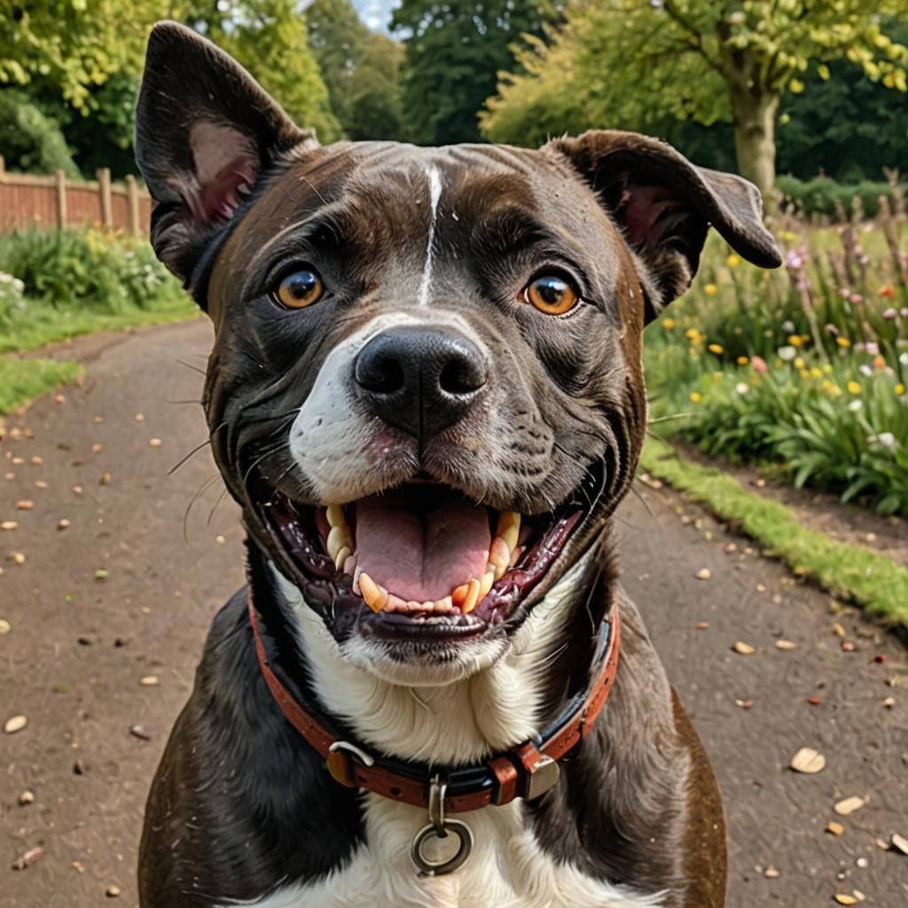 Happy Staffordshire smiling