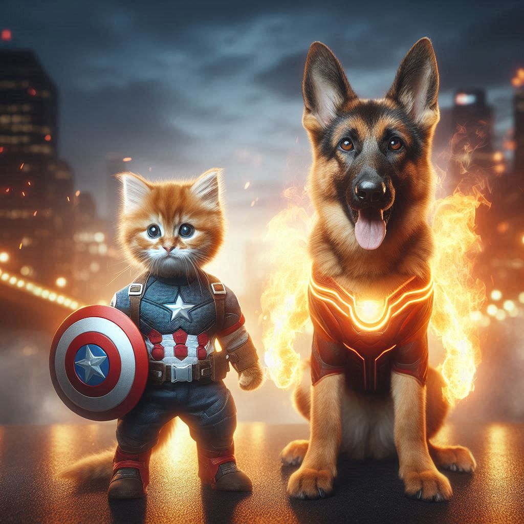 Captain America vs Flame