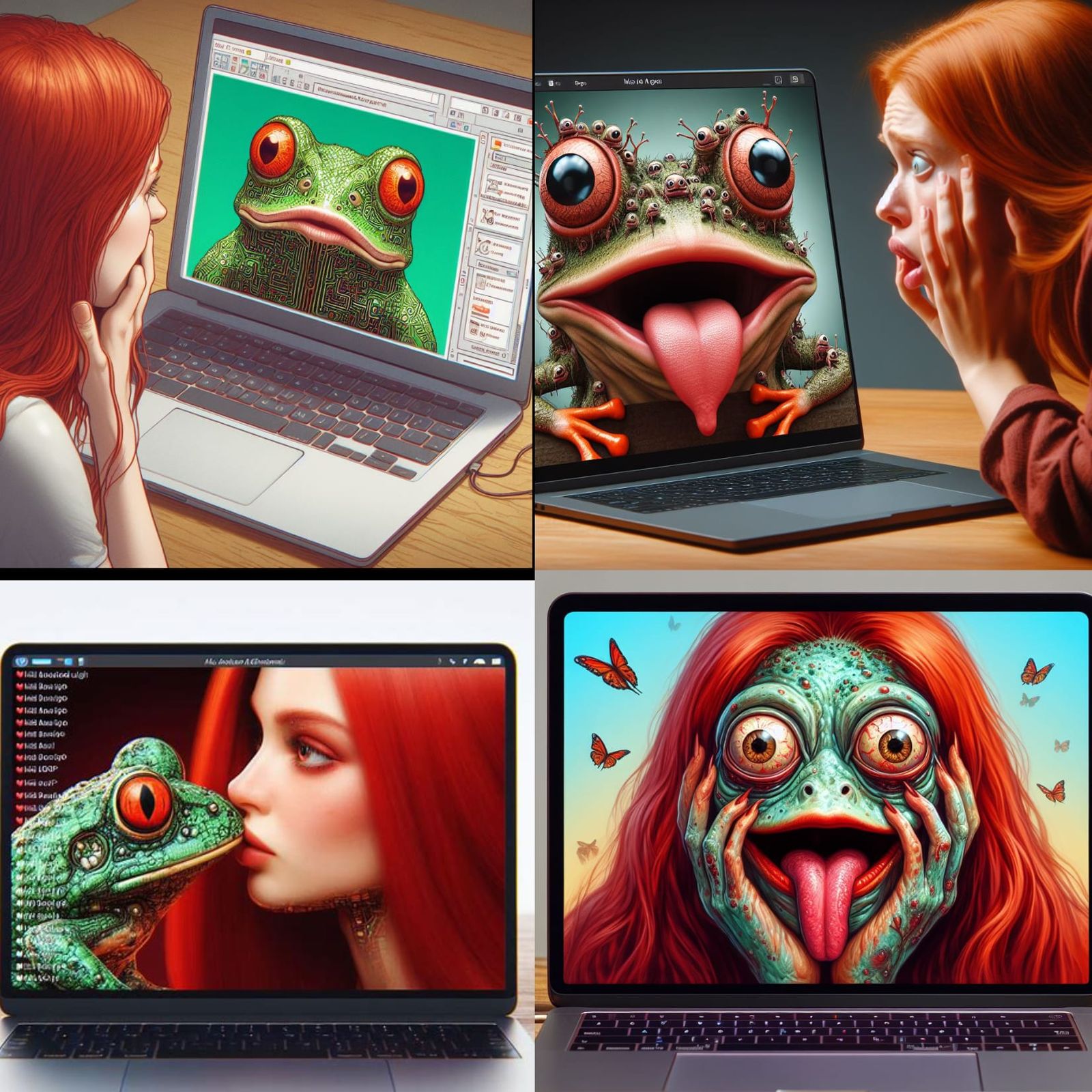 The Story of Kissing AI Frogs