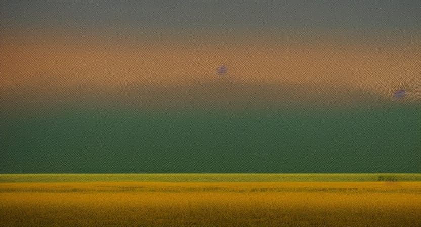 long hair landscape
