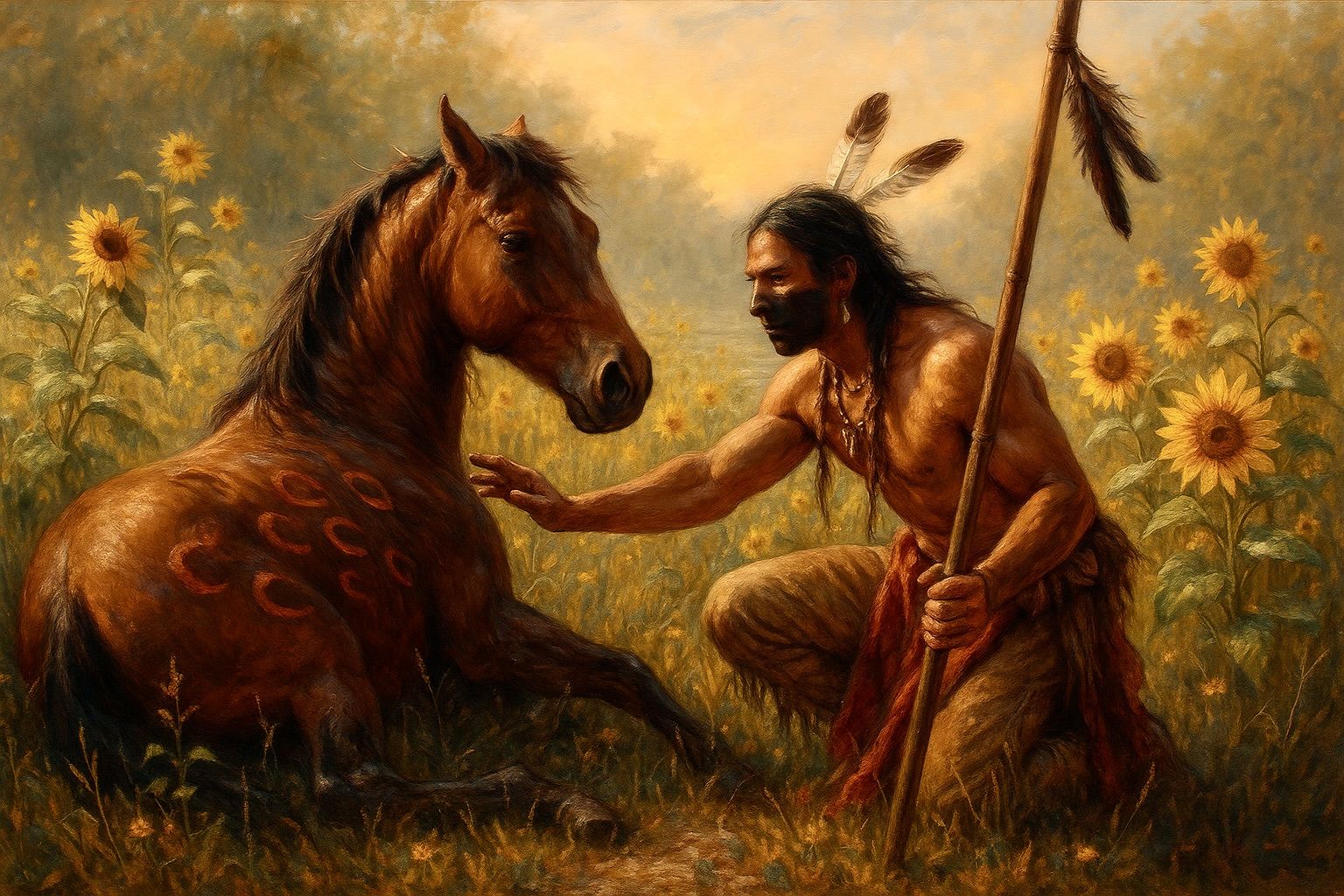 "Tender Farewell to a Faithful Steed"