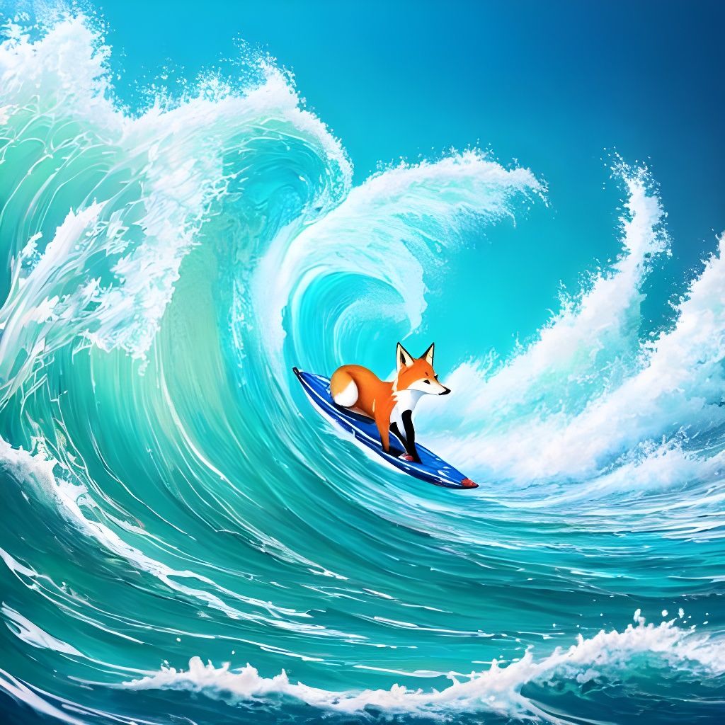 "Surf's Up Fox!"