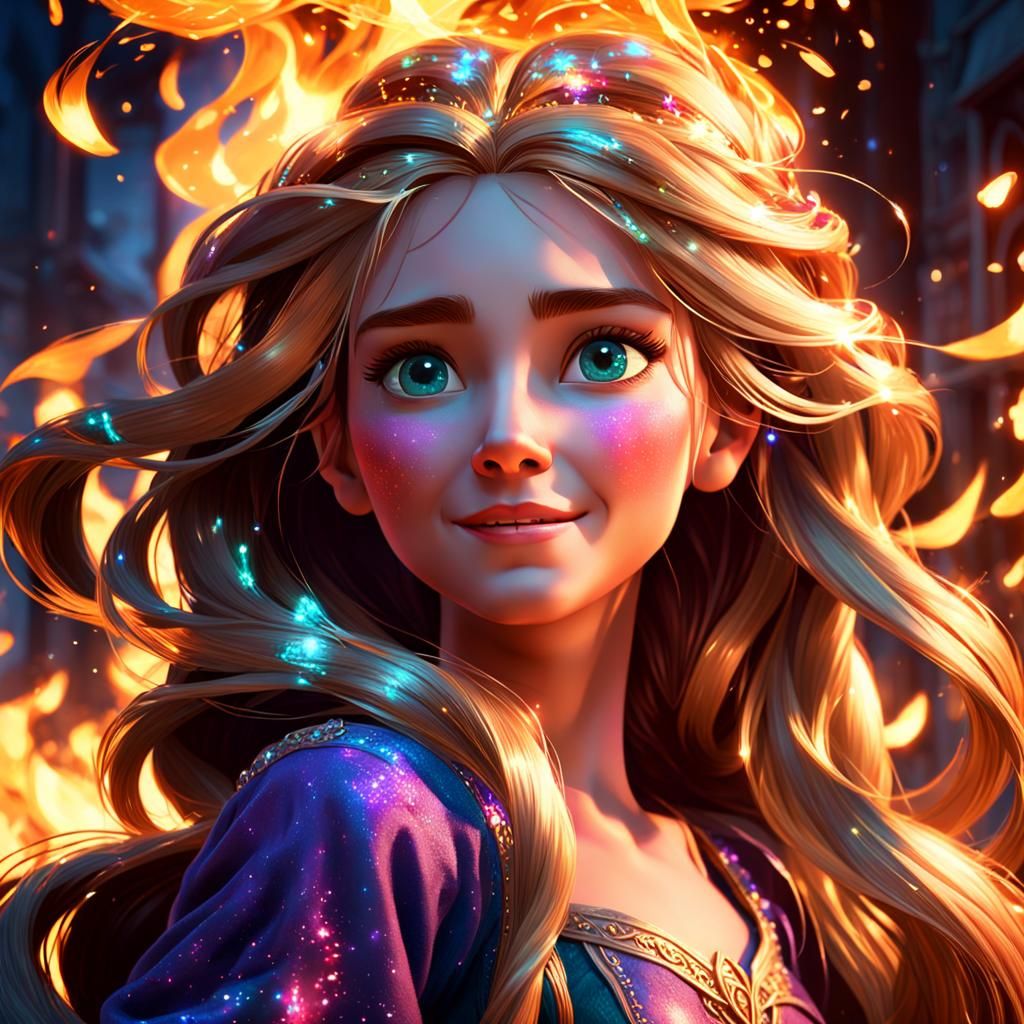 Tangled, like Rapunzel