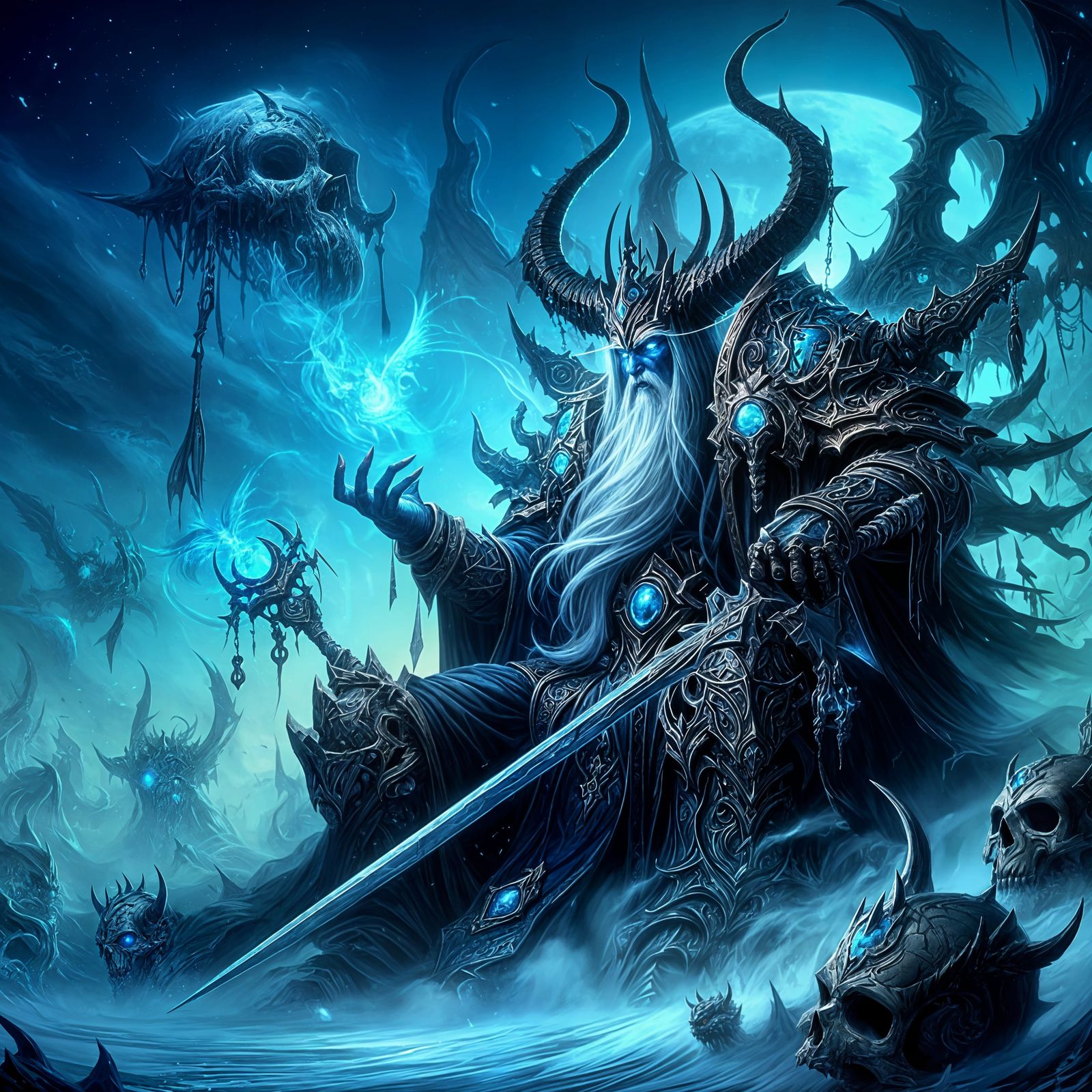 Frostbound Sorcery: The Lich King's Icy Incantation