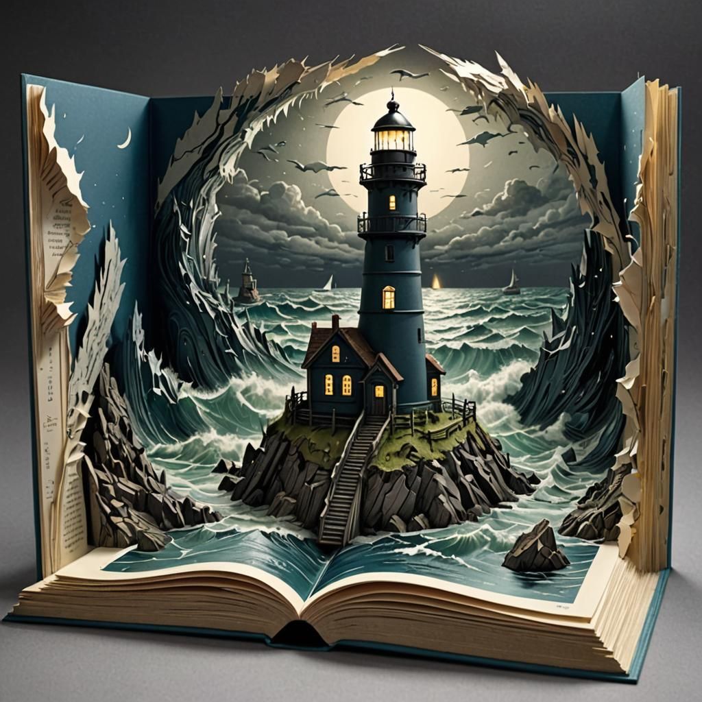 Pop-up lighthouse