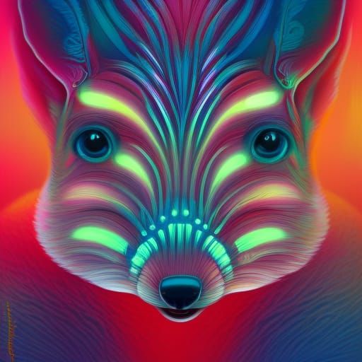 Neon fox