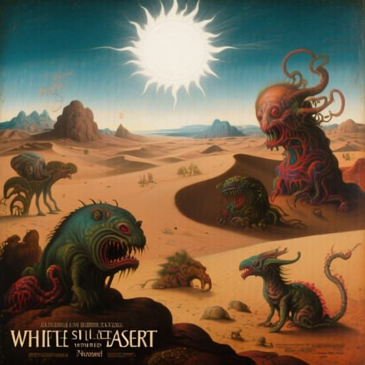 White sun of the rabbit desert 
Reimagined Movie Posters by Vasily Vereshchagin and Hieronymus Bosch