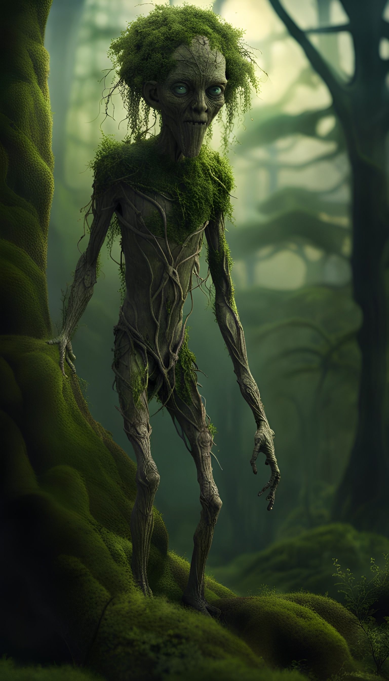 Strange creature that lives in the forest - AI Generated Artwork ...