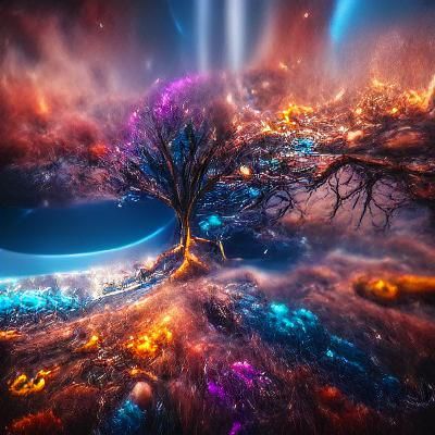 the universal tree - AI Generated Artwork - NightCafe Creator