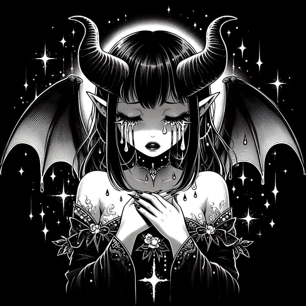 heart of an angel, look of a devil...